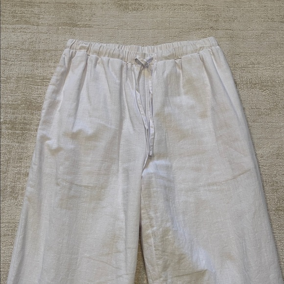 SNDYS White Linen Pants - Picture 3 of 6